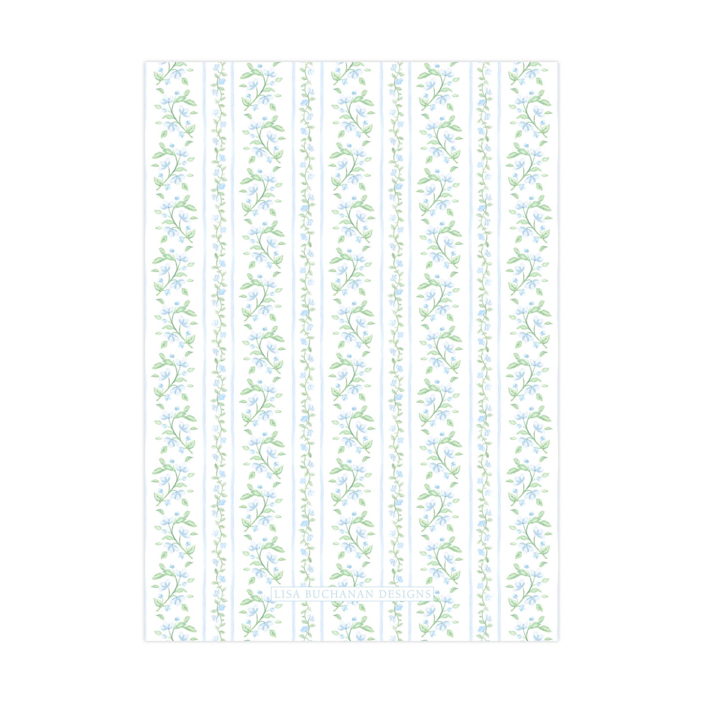 BLUE FLORAL | BABY SHOWER INVITATION