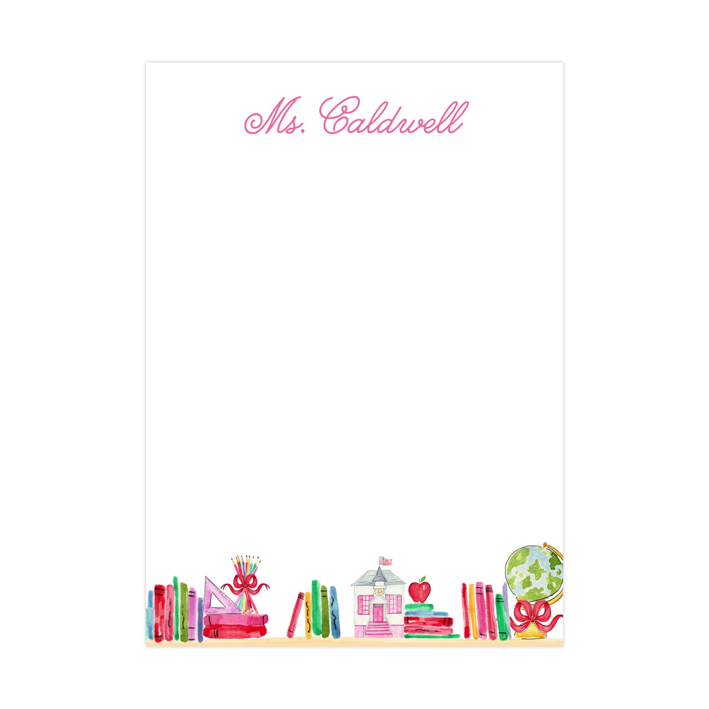 TEACHERS MAKE THE WORLD BRIGHTER | 5" X 7" NOTEPAD