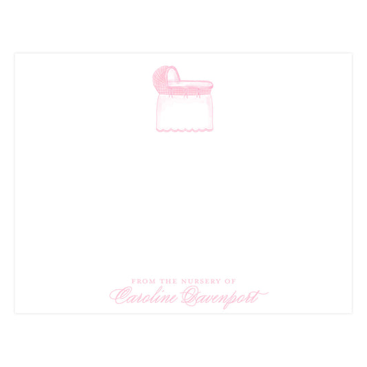 PINK BASSINET | NOTE CARDS