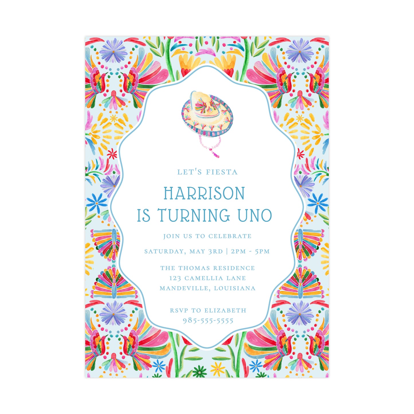 BOY FIESTA | INVITATION