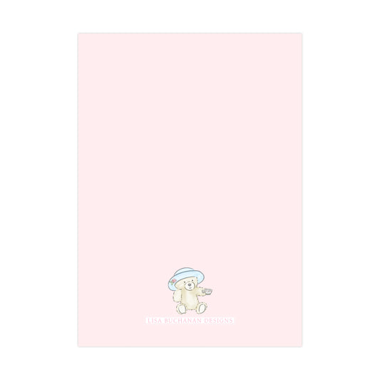 TEDDY BEAR TEA PARTY (PINK) | INVITATIONS