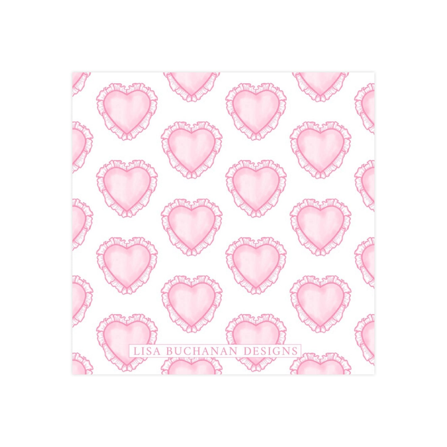 PINK HEART RUFFLE | VALENTINE'S DAY