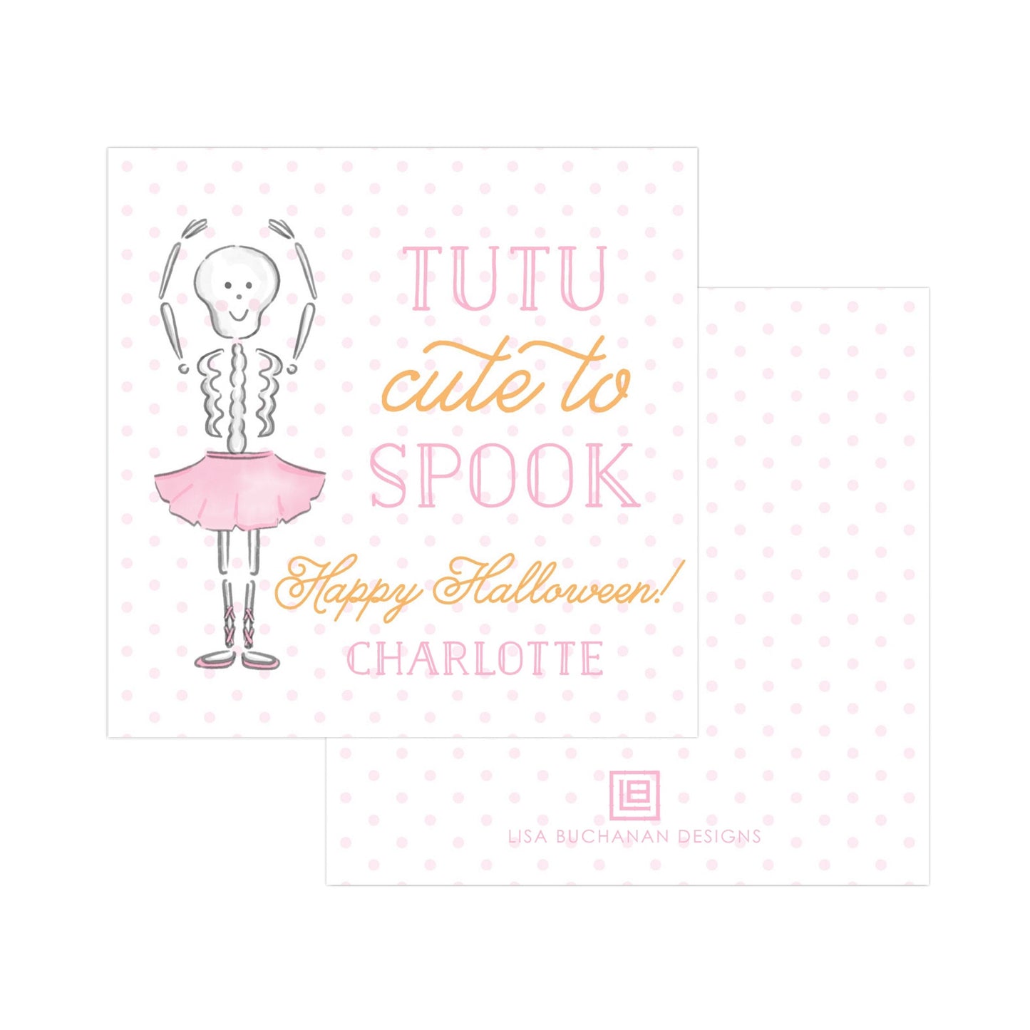 TUTU CUTE SKELETON | GIFT TAGS & STICKERS