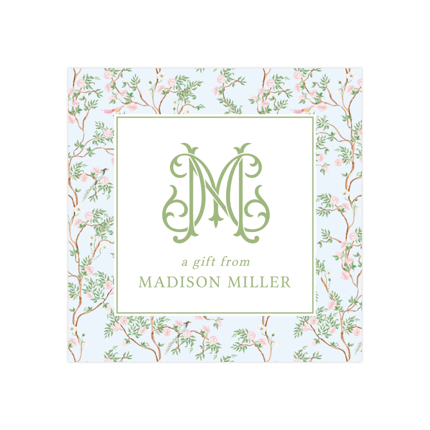 BLUE CHINOISERIE | GIFT TAGS & STICKERS