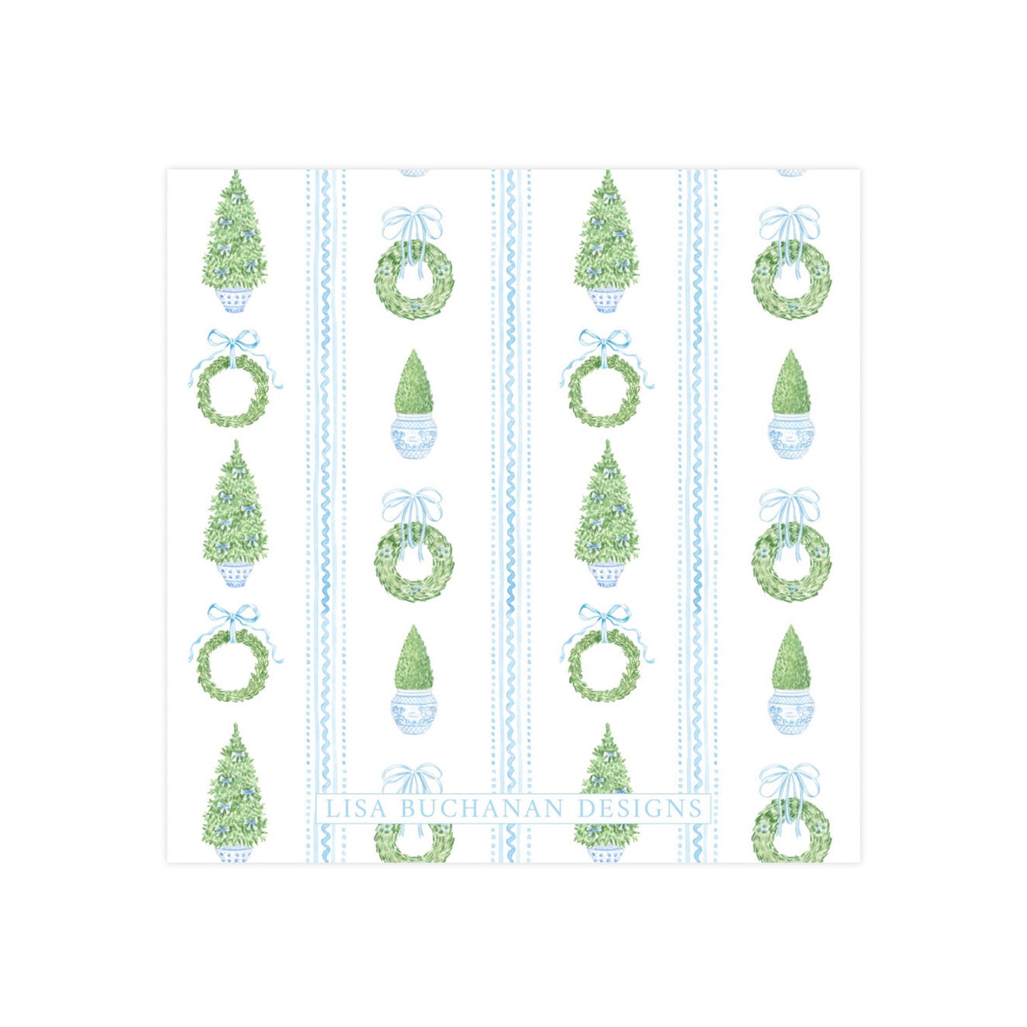 CHINOISERIE WREATH | CHRISTMAS GIFT TAGS