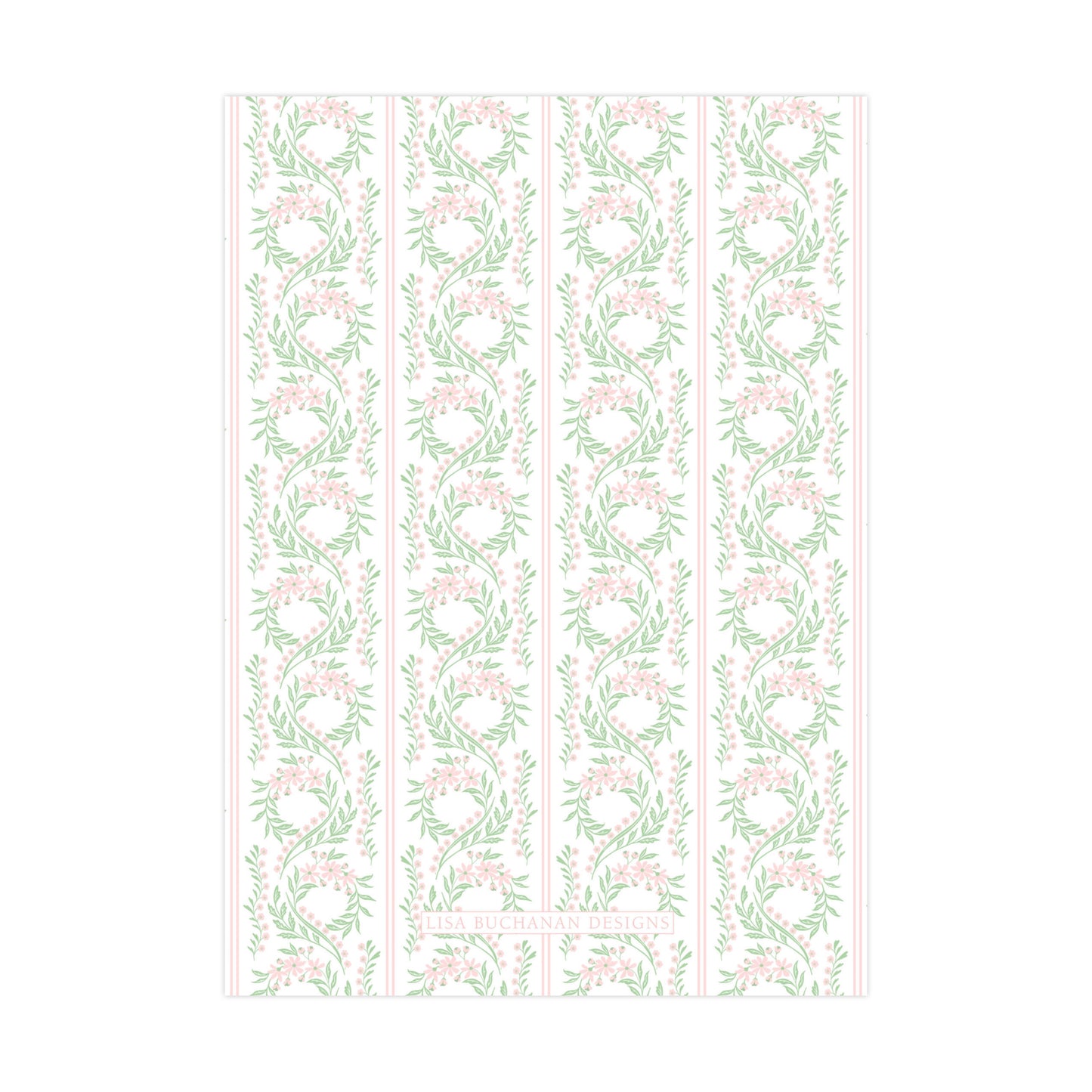 PINK & GREEN FLORAL WREATH | BRIDAL SHOWER INVITATIONS