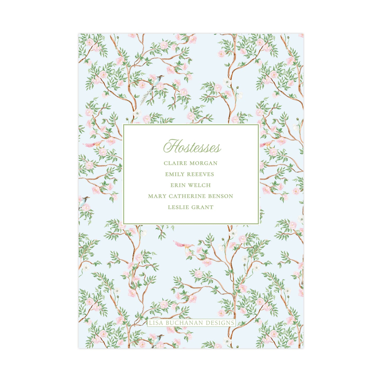 BLUE CHINOISERIE | BABY SHOWER INVITATION