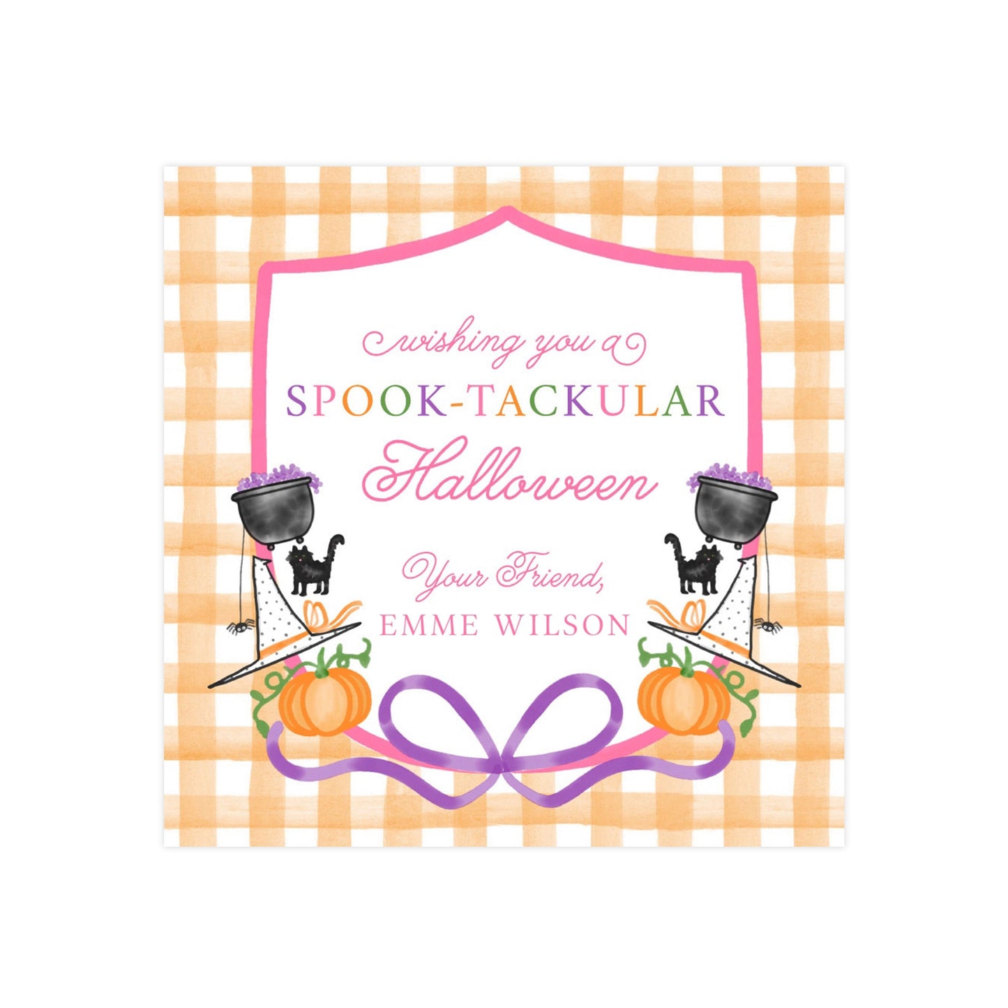 HALLOWEEN CREST | GIFT TAGS & STICKERS