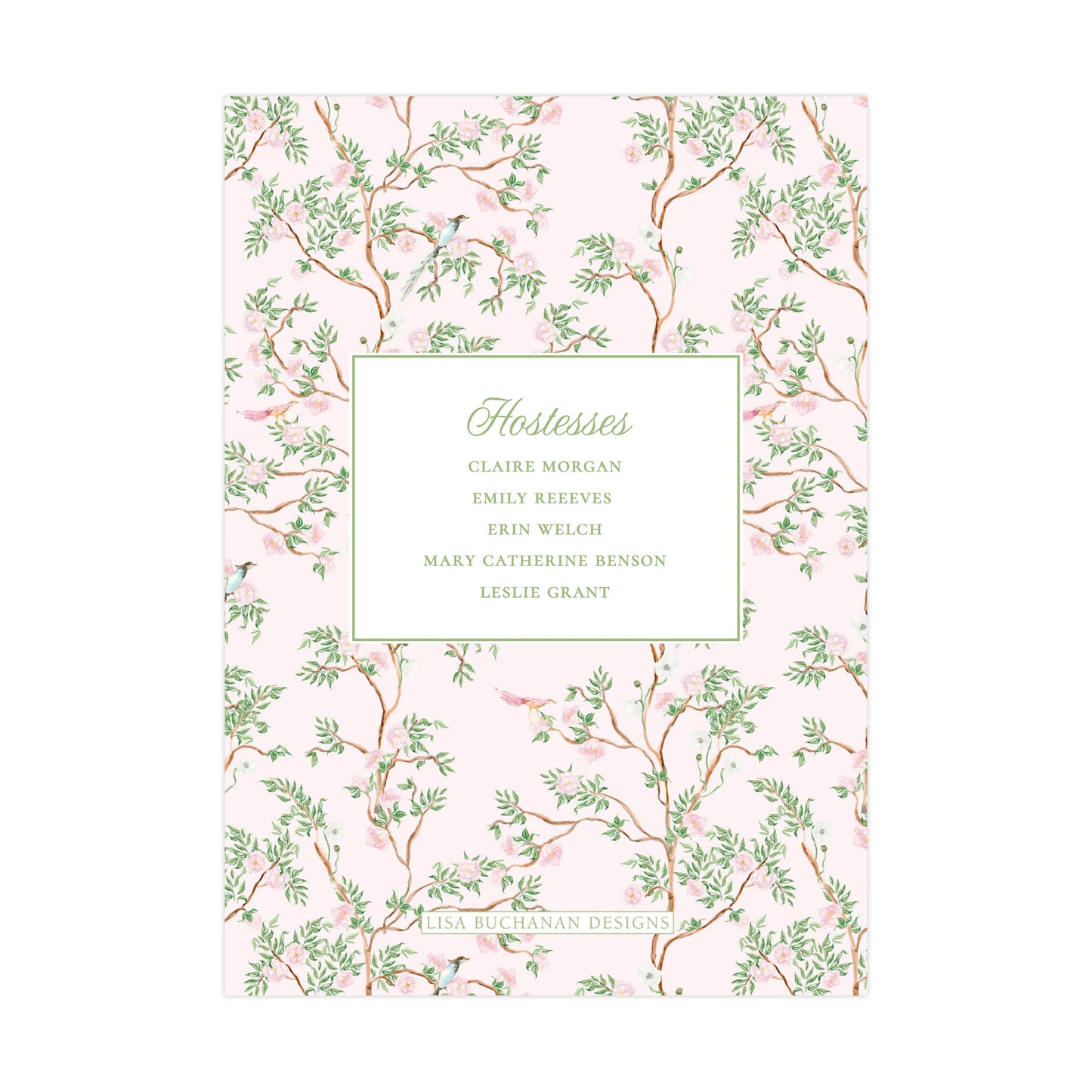 PINK CHINOISERIE | BABY SHOWER INVITATION