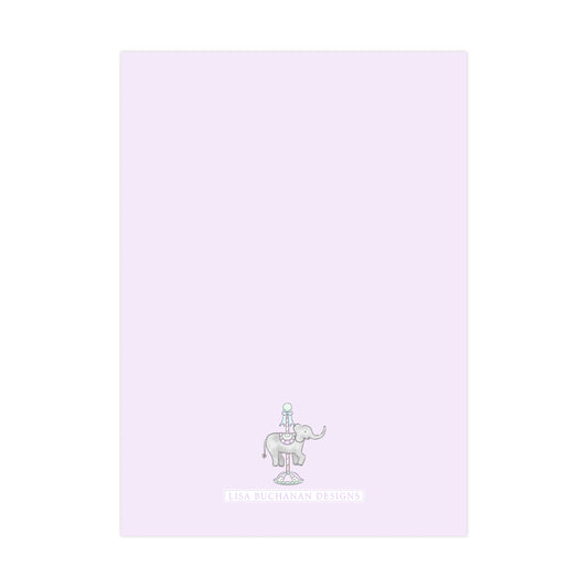 CAROUSEL BIRTHDAY (PURPLE) | INVITATIONS