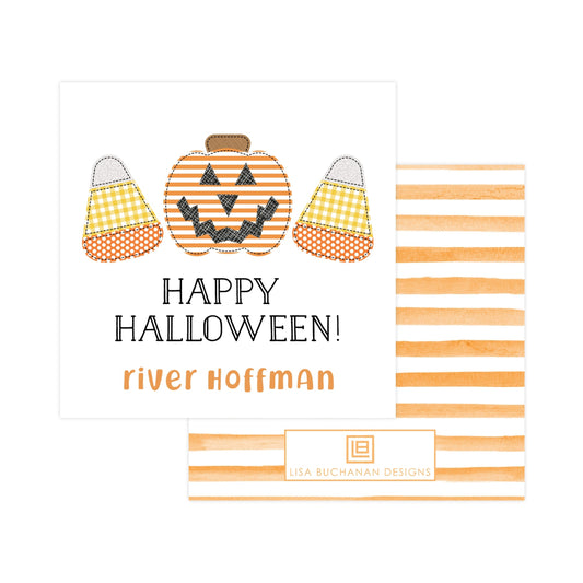 CANDY CORN & JACK-O-LANTERN | GIFT TAGS & STICKERS