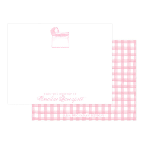 PINK BASSINET | NOTE CARDS
