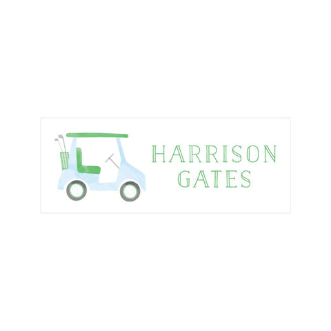 GOLF CART | LABELS & STICKERS