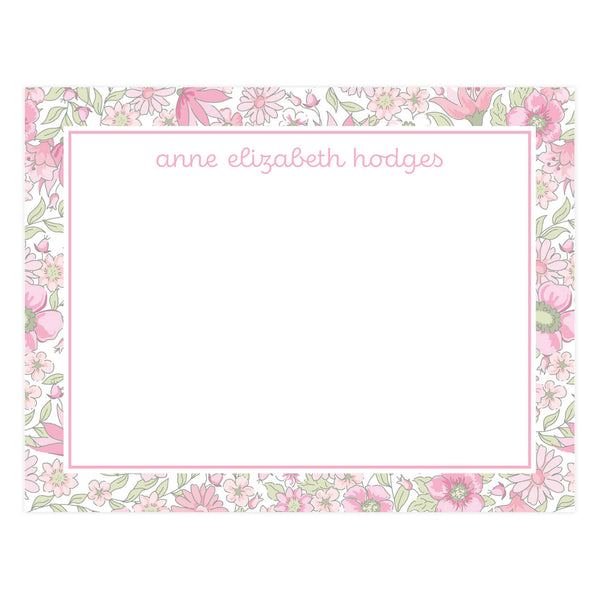 PINK FLORAL | NOTE CARDS