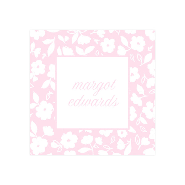 PINK FLORAL PATTERN | GIFT TAG