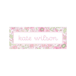 PINK FLOWERS | LABELS & STICKERS