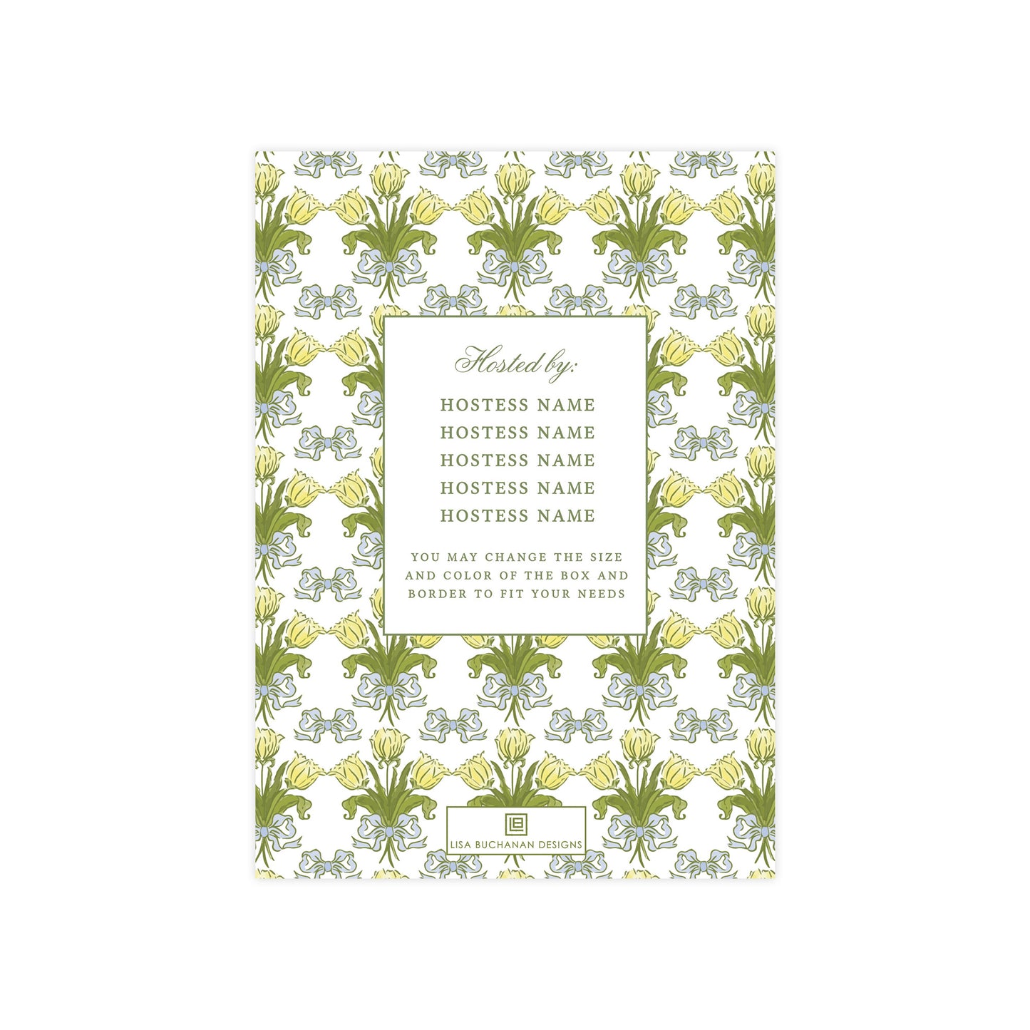 TULIPS | BRIDAL SHOWER INVITATIONS