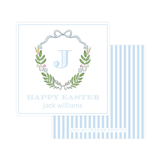 BOY WATERCOLOR CREST | EASTER