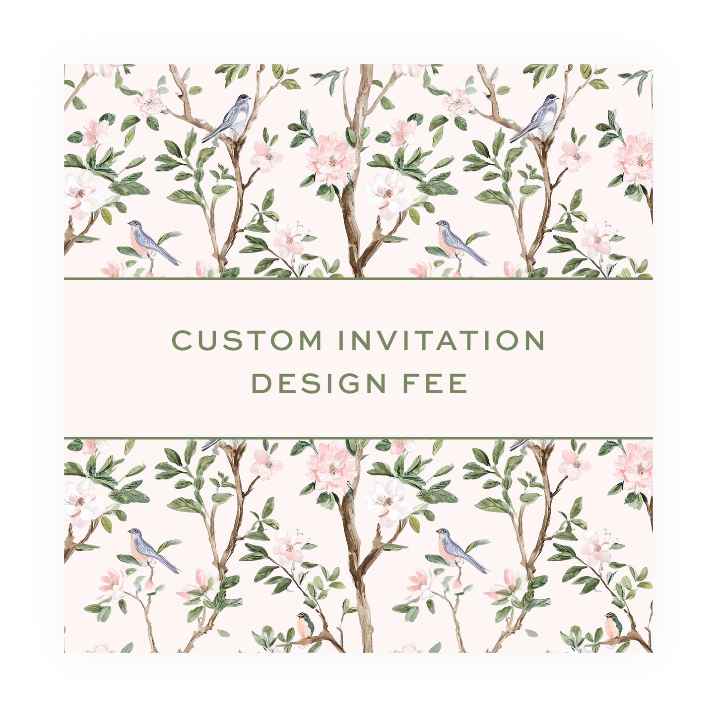 CUSTOM INVITATION DESIGN FEE