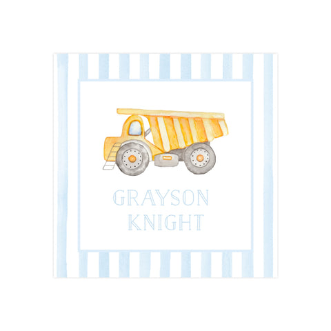 DUMP TRUCK | GIFT TAGS & STICKERS