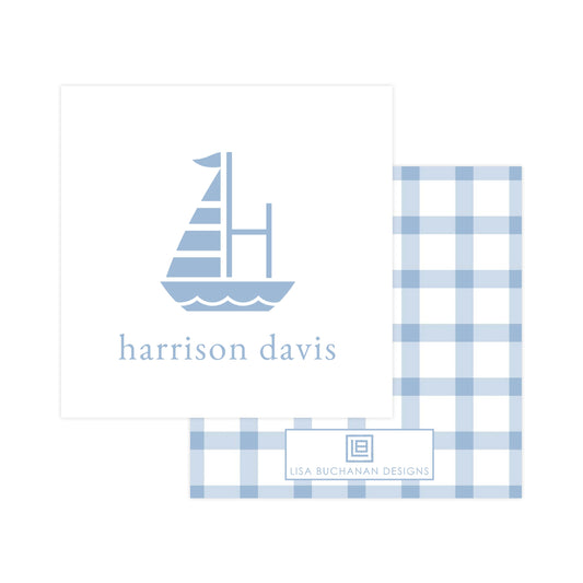 SAILBOAT MONOGRAM | GIFT TAGS OR STICKERS