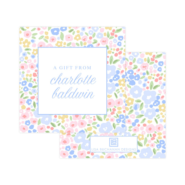 BITTY FLORAL | GIFT TAG