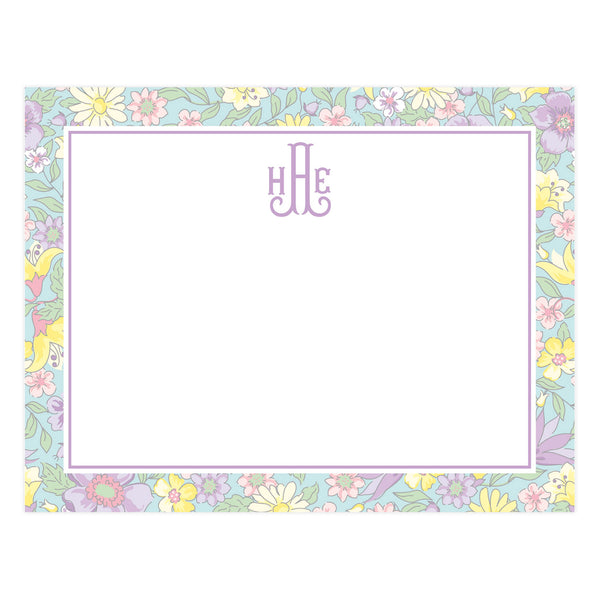 PURPLE FLORAL | NOTE CARDS