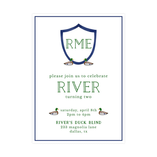 MALLARD DUCK | INVITATION