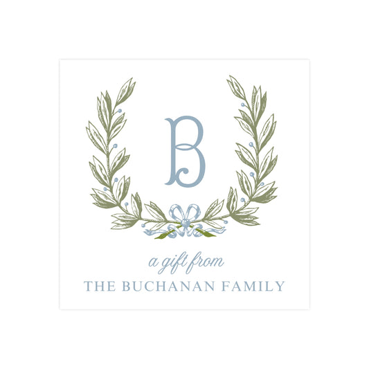 LAUREL WREATH | GIFT TAG