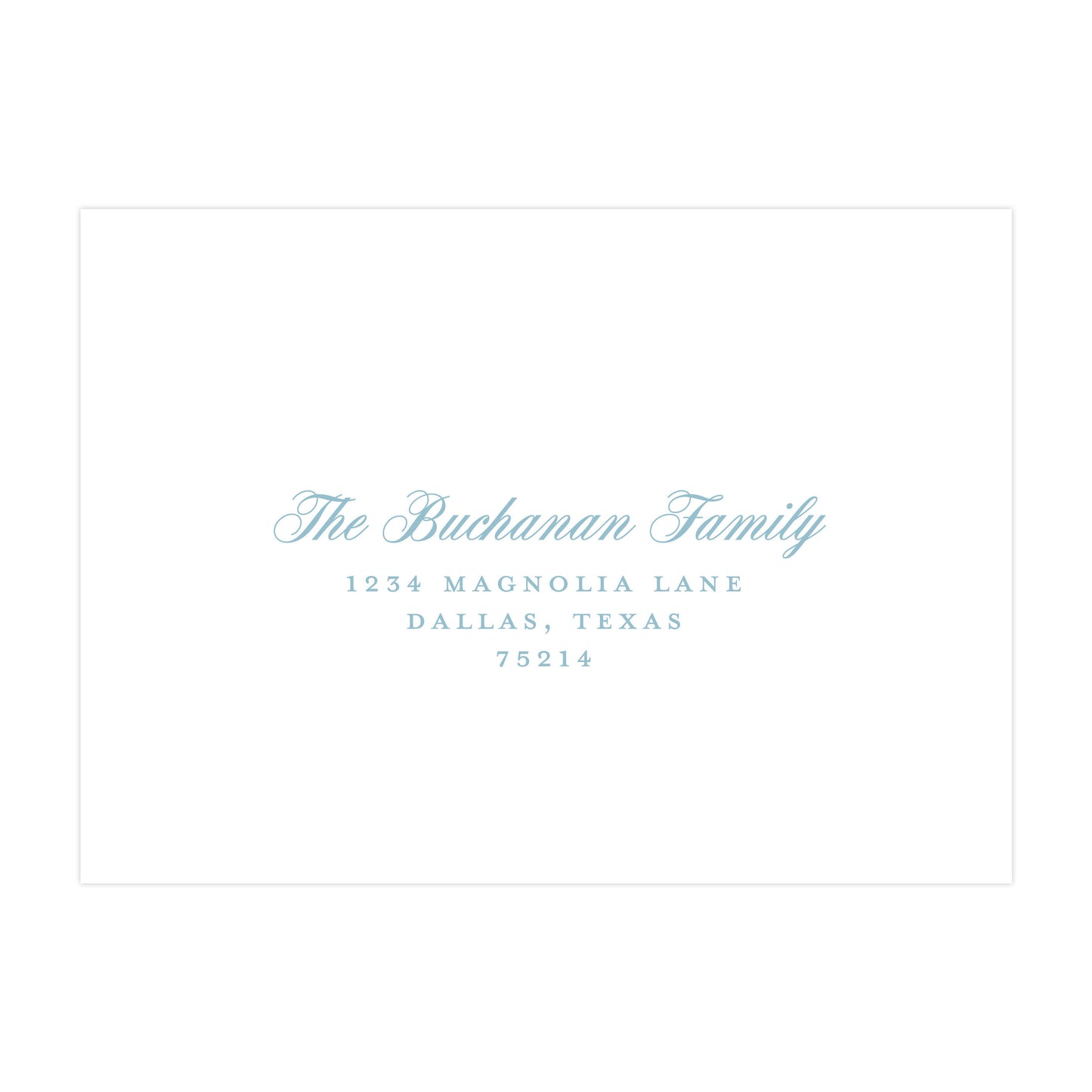 RECIPIENT ADDRESS PRINTING