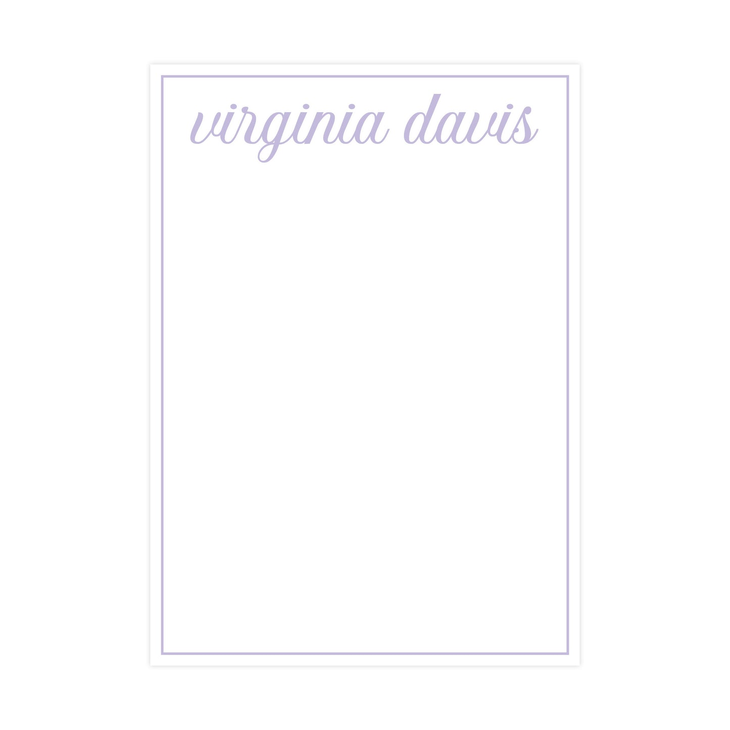 CUSTOM NAME | 5" X 7" NOTEPAD