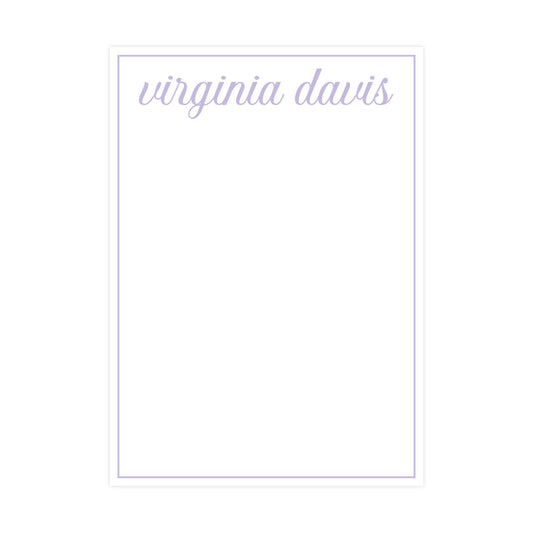 CUSTOM NAME | 5" X 7" NOTEPAD