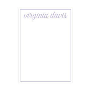 CUSTOM NAME | 5" X 7" NOTEPAD