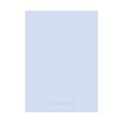 BLUE HEIRLOOM CREST | BABY SHOWER INVITATION