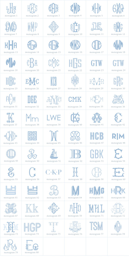 PINK WAVY MONOGRAM | NOTE CARDS