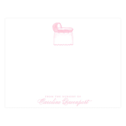 PINK BASSINET | NOTE CARDS