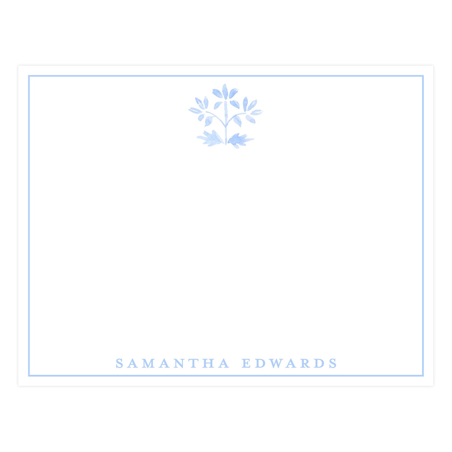 BLUE FLORAL MOTIF | NOTE CARDS