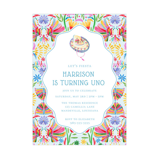 BOY FIESTA | INVITATION