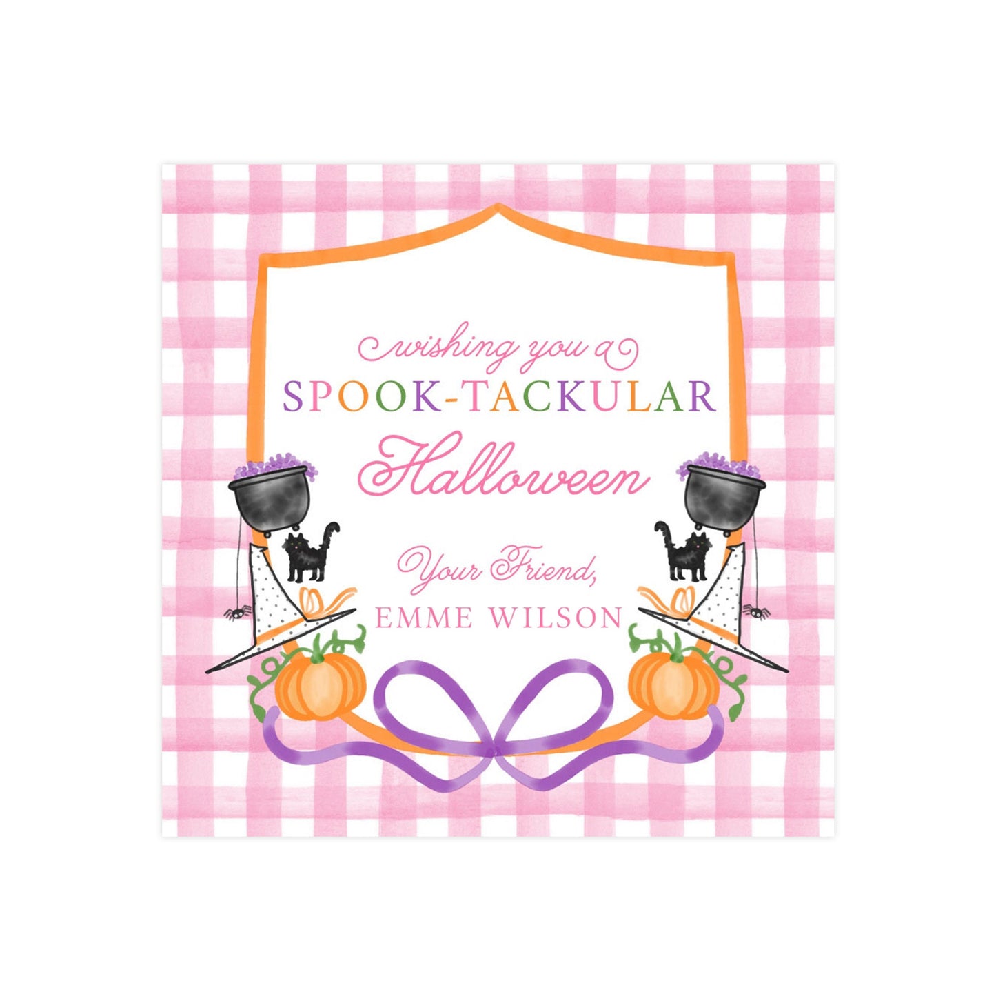 HALLOWEEN CREST | GIFT TAGS & STICKERS