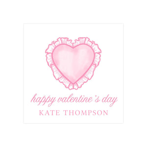 PINK HEART RUFFLE | VALENTINE'S DAY