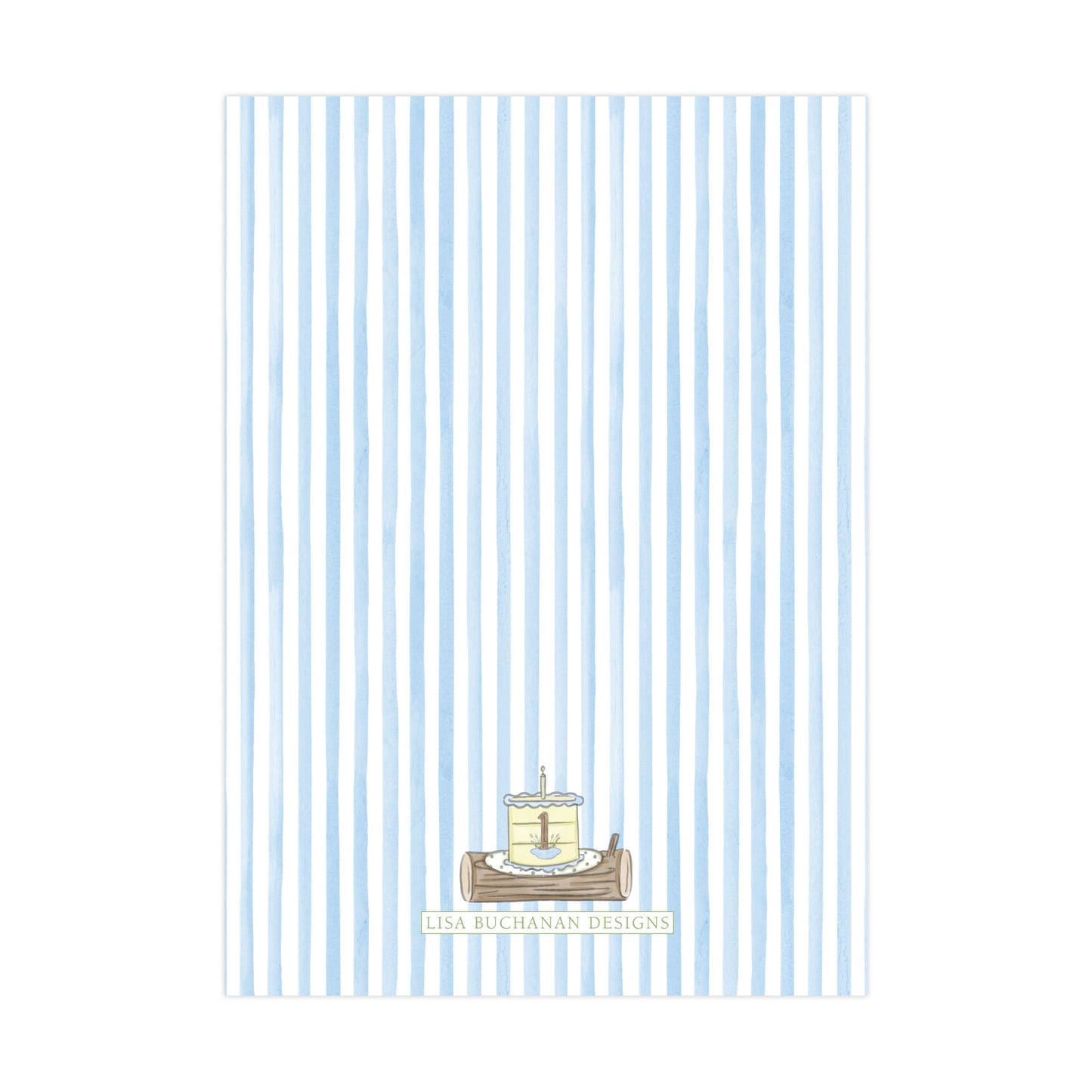 ONE LUCKY DUCK WITH CAKE | INVITATION