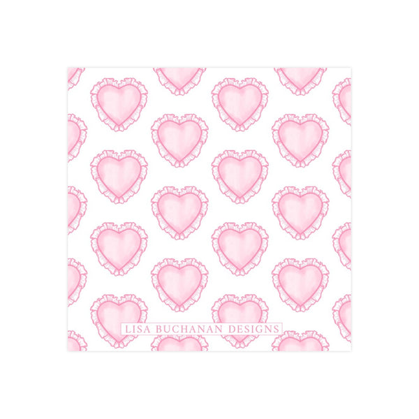 PINK HEART RUFFLE | VALENTINE'S DAY