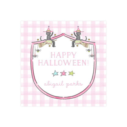 HALLOWEEN KITTEN CREST | GIFT TAGS & STICKERS