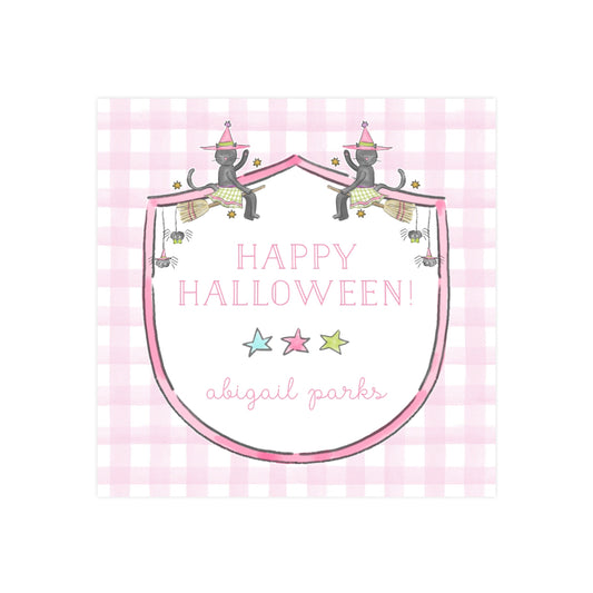 HALLOWEEN KITTEN CREST | GIFT TAGS & STICKERS