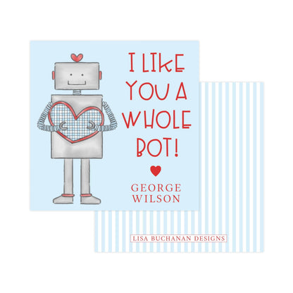 ROBOT WITH HEART | VALENTINE'S GIFT TAGS