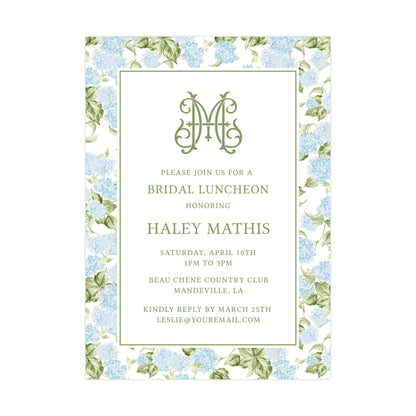 MARY'S BLOOMS | BRIDAL SHOWER INVITATIONS