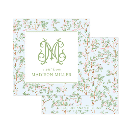 BLUE CHINOISERIE | GIFT TAGS & STICKERS