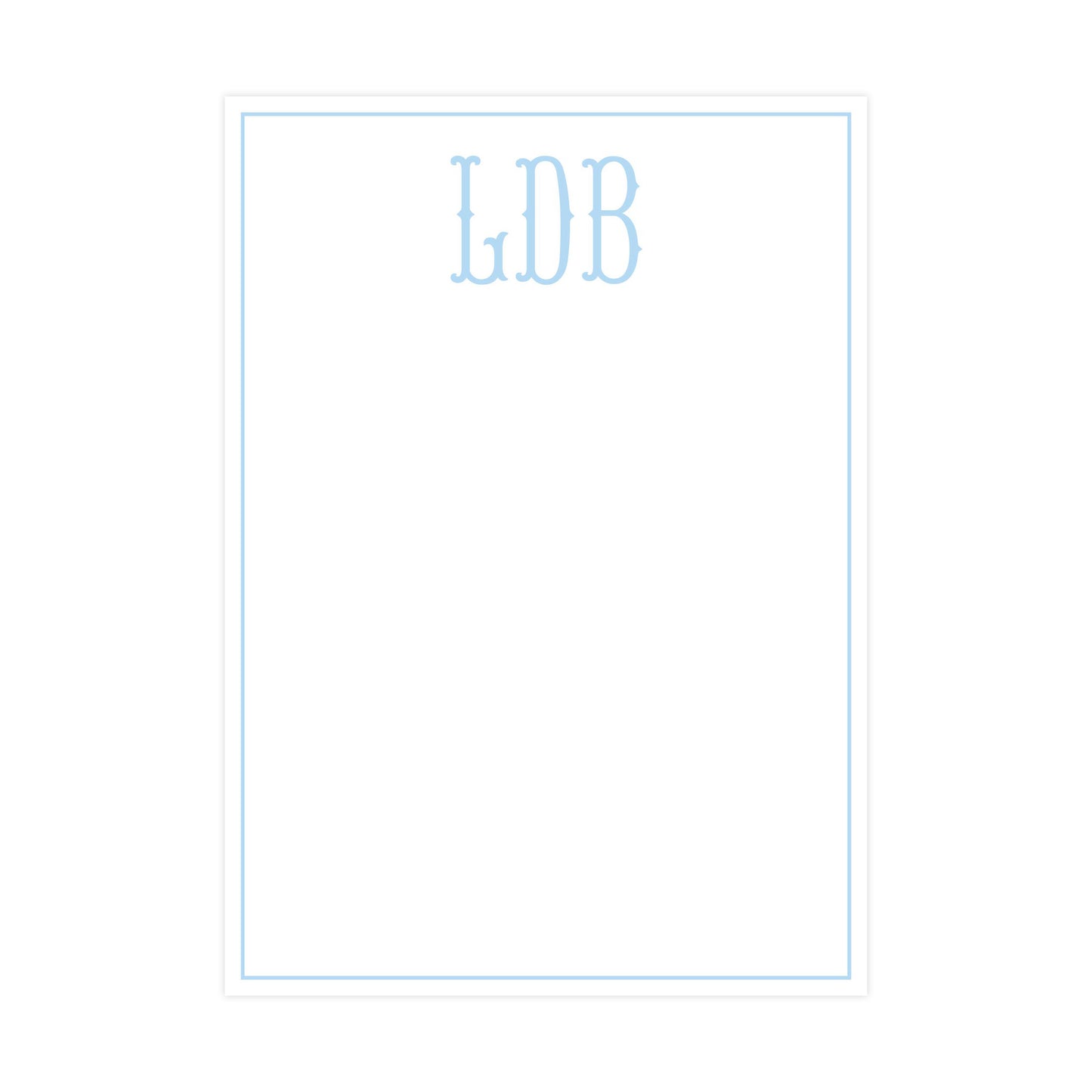 MONOGRAM | 5" X 7" NOTEPAD