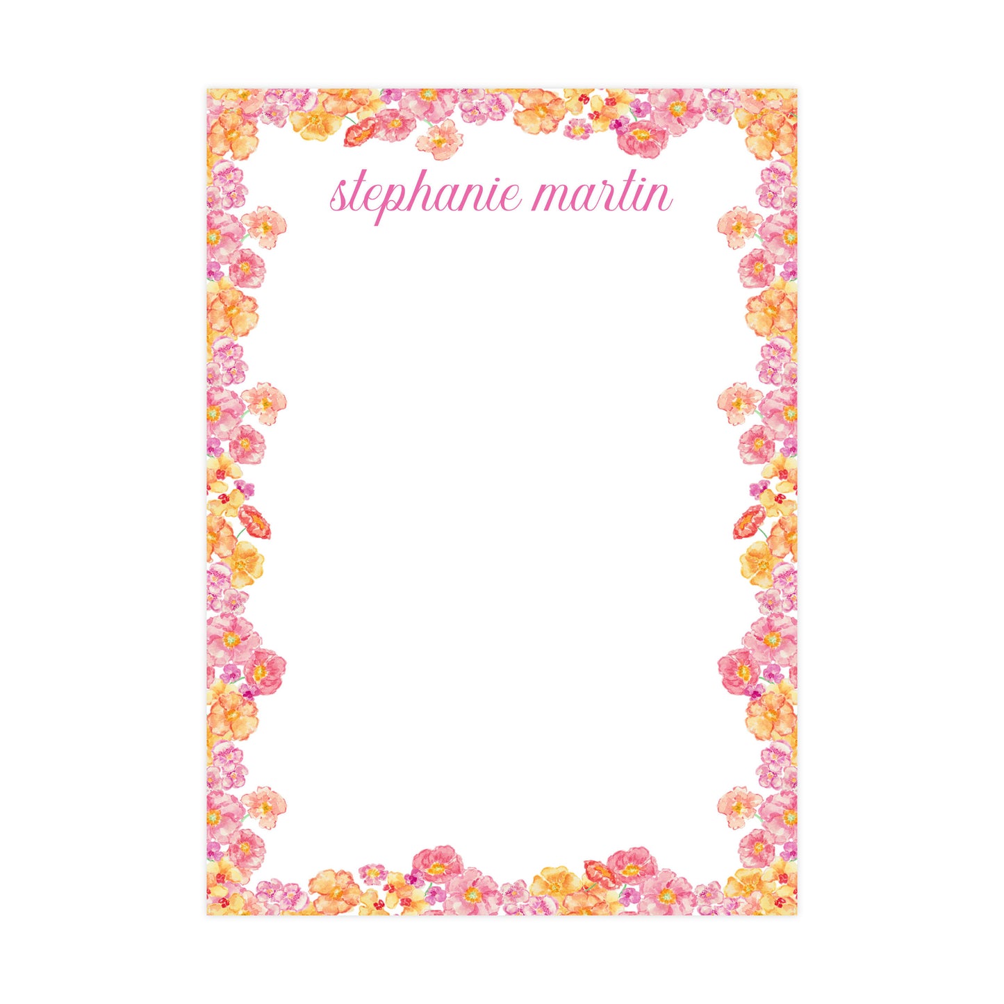 SPLASH BASH FLORALS | 5" X 7" NOTEPAD