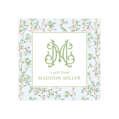 BLUE CHINOISERIE | GIFT TAGS OR STICKERS